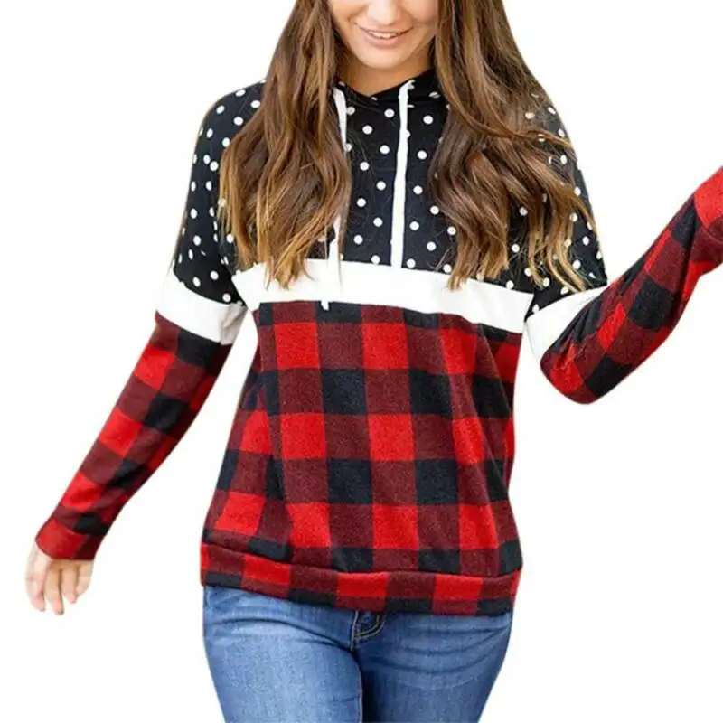 

Womens Ladies Long Sleeve Stripe Autumn Winter Hooded Hoodies Pullover Top Slim