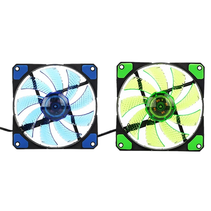 2 шт. ультратихие вентиляторы для ПК 120 мм 16 дБ 33 светодиода|Вентиляторы| |