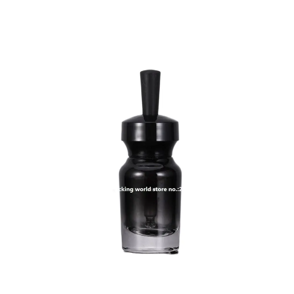 

15ml black glass bottle with dropper for oil/essence/serum/eye liquid serum/whiten skin care cosmetic packing