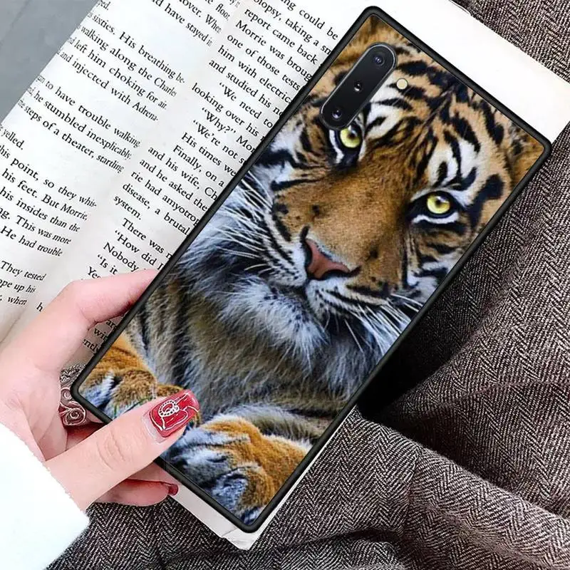 

Fashion Tiger Leopard Phone Case For Samsung Galaxy S8 S9 S10 Plus S10E Note 3 4 5 6 7 8 9 10 Pro Lite cover