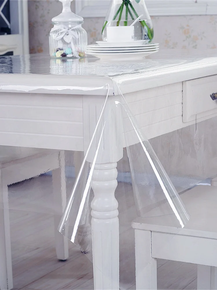Ультратонкий прозрачный водонепроницаемый мягкий фон из ПВХ и пластика для