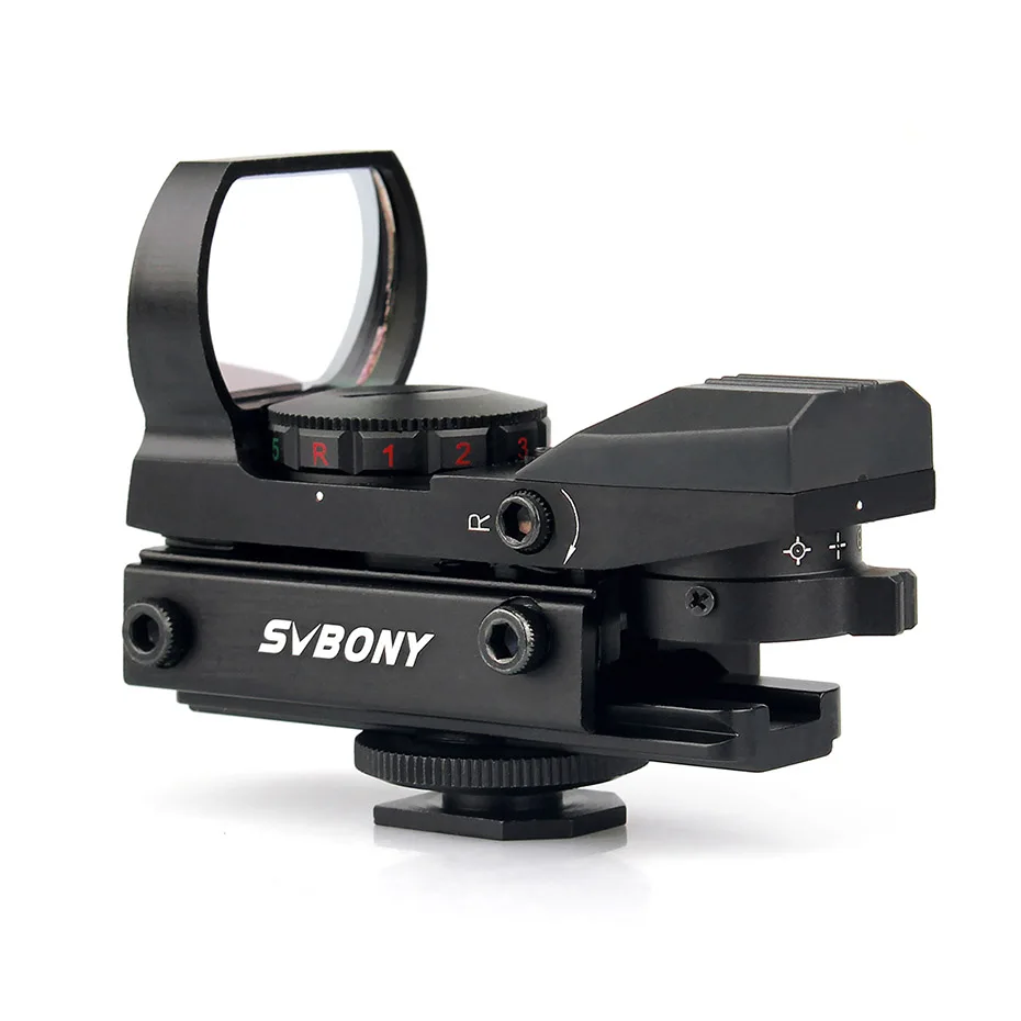 SVBONY 20 мм Rail Riflescope охотничий страйкбол оптика область голографический красный точка зрения Refle x 4 сетка тактические аксессуары F9128