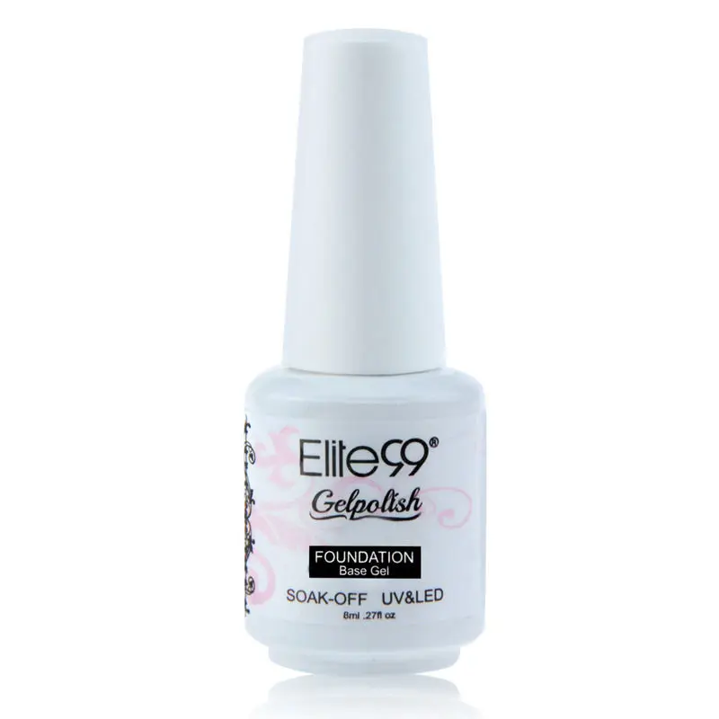 8ml Base Elite99, 8 мл, матовый серый цвет, Гель-лак, Полупостоянный лак для ногтей, УФ-лак, не впитывается, для маникюра, гибридный лак, геллак, эмаль - Цвет: 8ml Base