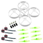 Мотор бесколлекторный Happymodel EX0802 KV19000 1S с Демпфированием, пропеллер 40 мм x 2 для гоночного дрона Moblite7 TinyWhoop RC FPV