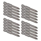 Utoolmart 3581020 шт. 14 дюйма шестигранный хвостовик поперечные биты S2 сталь 506575100120150 мм pH 26PH25PH23PH12PH0PH 14PH1