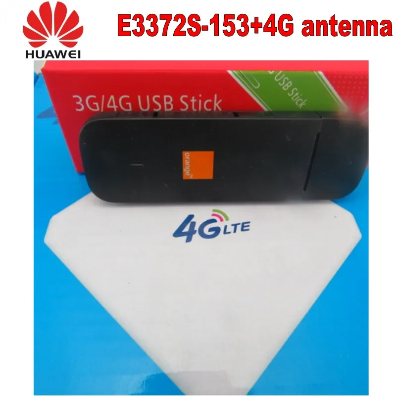 Оригинальный разблокированный usb модем HUAWEI 150 Мбит/с 4G LTE с crc9 двойной антенной 35DBI