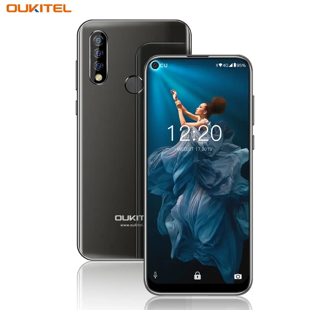 Смартфон OUKITEL C17 Pro 2 4 ГГц Wi Fi 4G LTE Android 9 0 MT6763 сканер отпечатков пальцев и лица 6 35