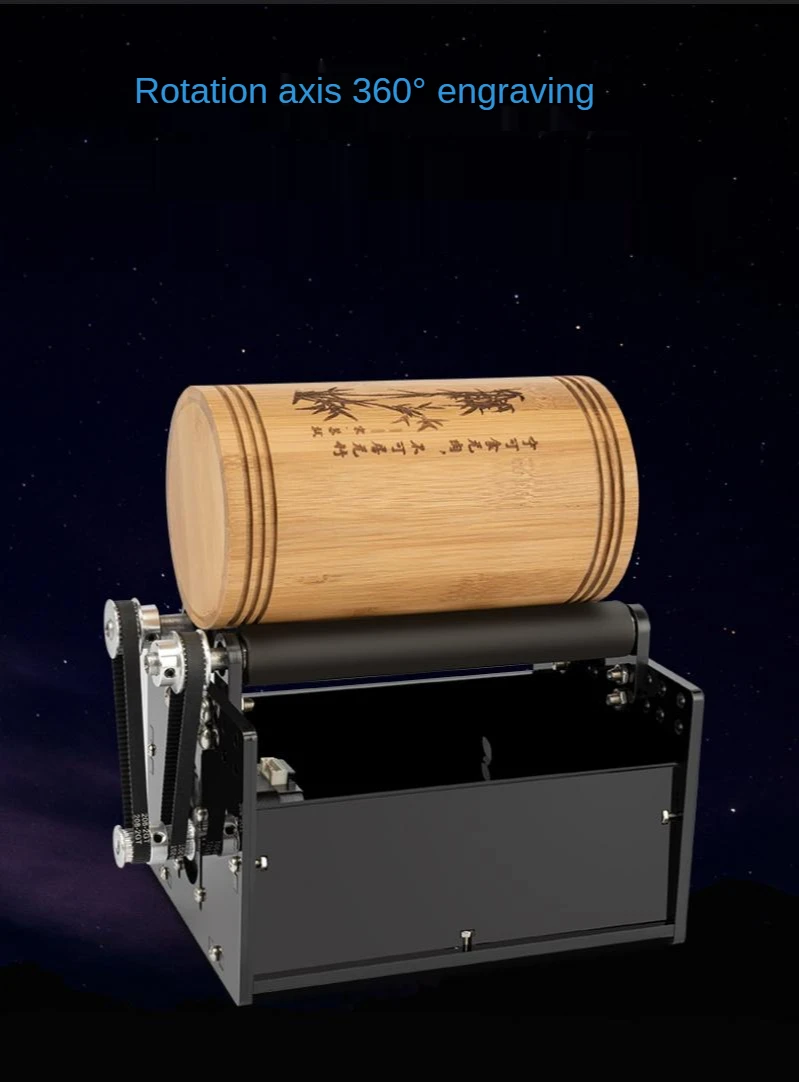 

Rotate Engraving Module Laser Engraver Machine DIY Kit with Stepper Motor Wire for Column Cylinder Engraver