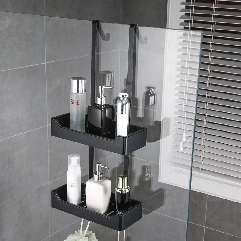 304 нержавеющая сталь аксессуары для ванной комнаты корзина душа матовая черная