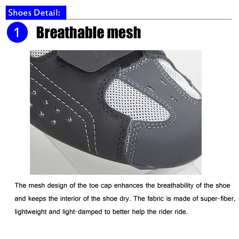 Ботинки для велосипеда SIDEBIKE мужские профессиональная дышащая самоблокирующаяся