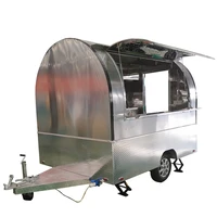 crepe towable fast food trailer food cart concession trailer for sale europe