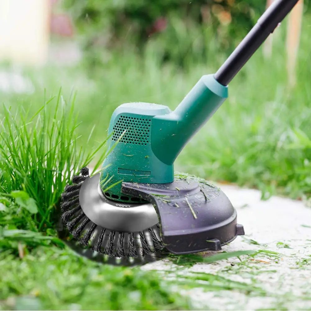 

8inch Upgraded Weed Eater Head Weed Wired Trimmer Blade Unbreakable Pavement Surface Grass Trimmer Brush Grass Cutter Blade