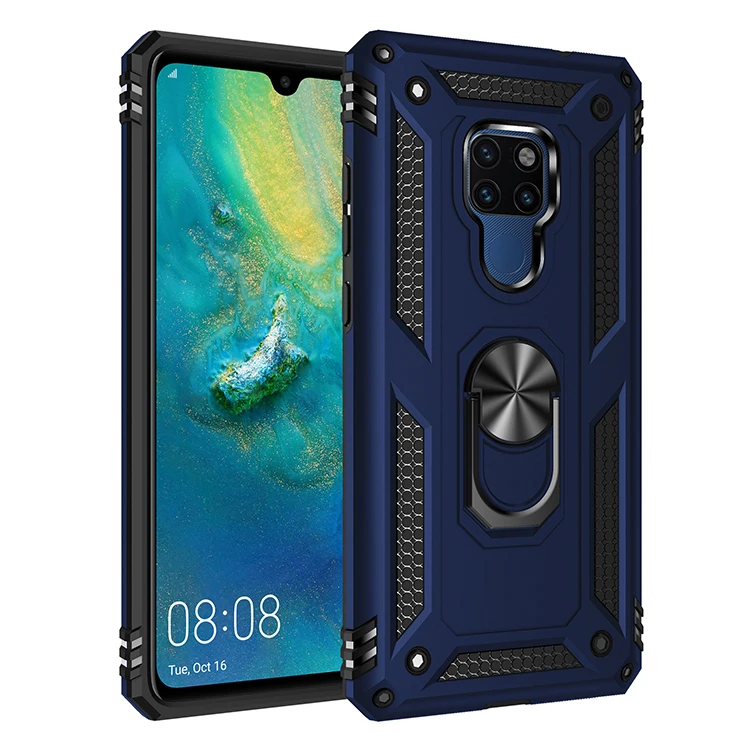 Противоударный чехол с кольцом держателем на палец для Huawei Honor Mate 30 20 X Pro Liter