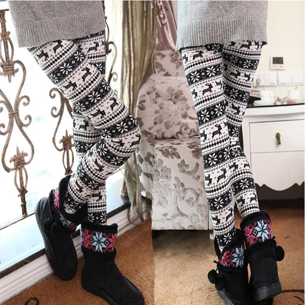 Новинка 2020 рождественские леггинсы для женщин женские повседневные Эластичные