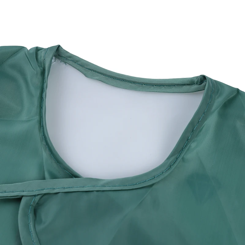 

Baby Bibs Long Sleeve Feeding Waterproof Apron Cute Cartoon Animals Striped Lace Up Smock Baby Bibs Cleaning Stuff