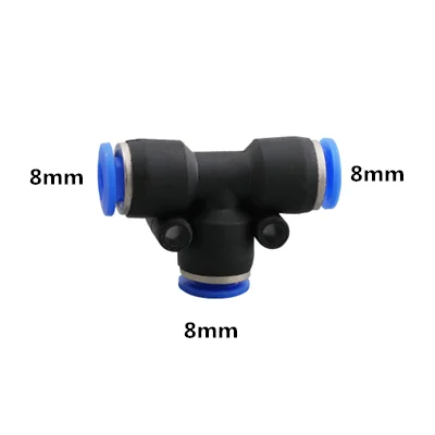 

Пневматический соединитель тройник пластиковый