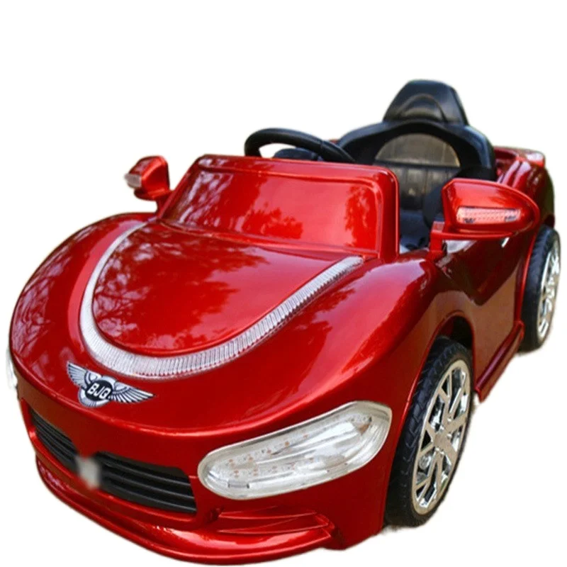 Детский электромобиль с дистанционным управлением четырехколесный двойной