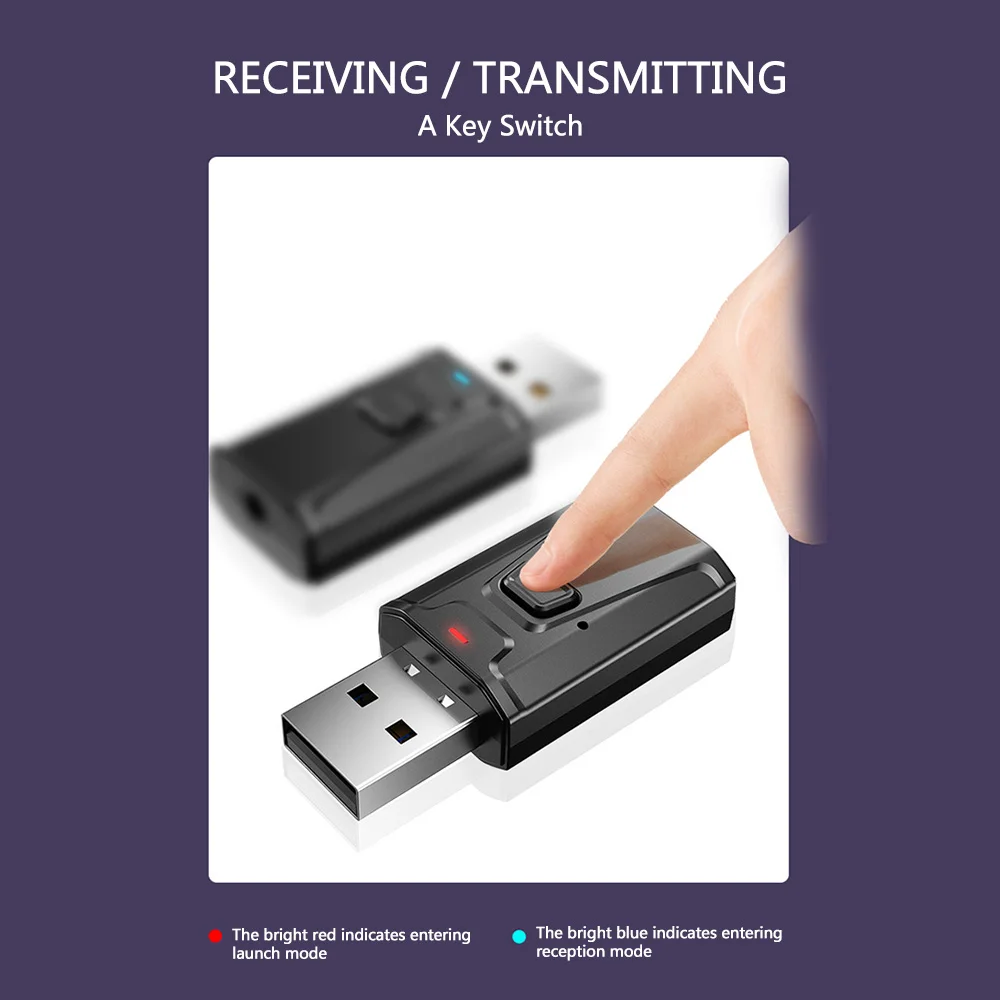 Мини стерео Bluetooth AUX RCA USB 3 5 мм разъем BT 0 аудио приемник передатчик для ТВ ПК