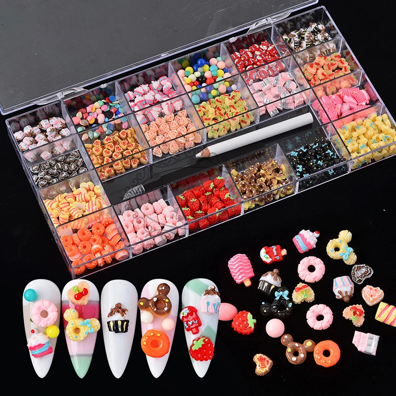 Сахарный салонный сладкий слайм для леденцов мороженого 3D Подвески с плоской