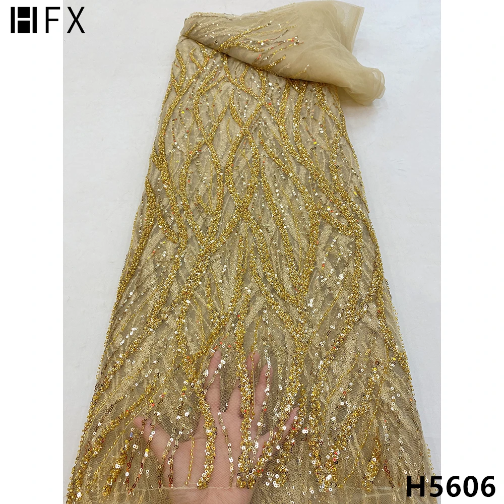 HFX кружевная африканская французская ткань ручной работы 2021 высококачественное