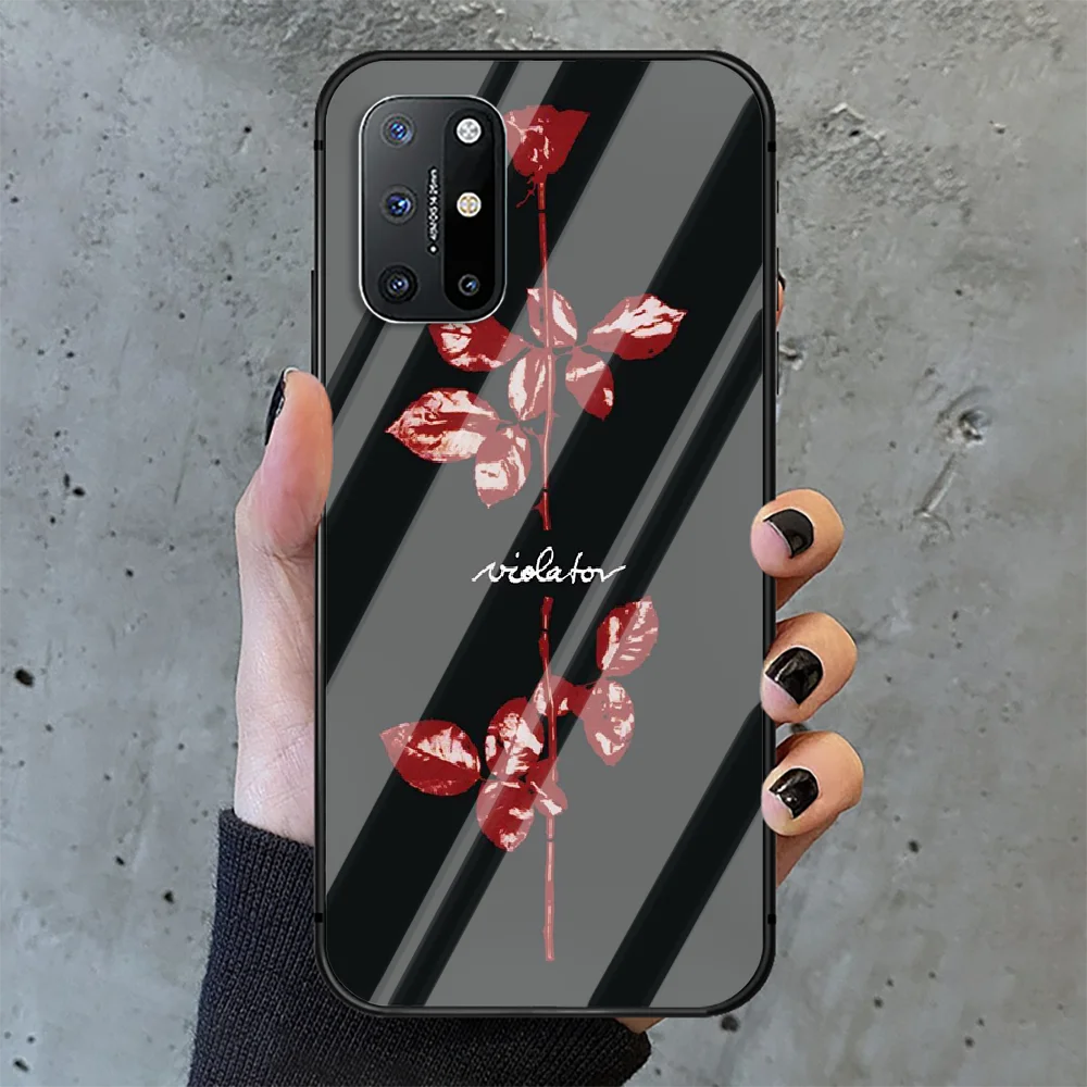 

DM Depeches Mode Dave Gahan Phone Tempered Glass Case Cover For Oneplus 5 6 7 8 9 Nord T Pro Coque Prime Shell Painting Bumper