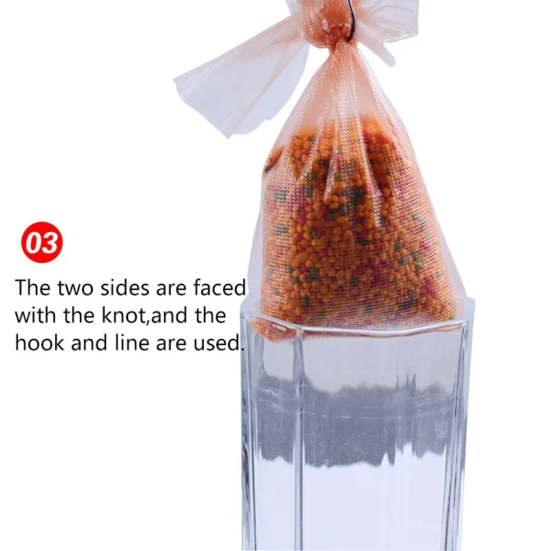 50 шт. растворимые ПВА пакеты для рыбы|Наживки рыбной ловли| |