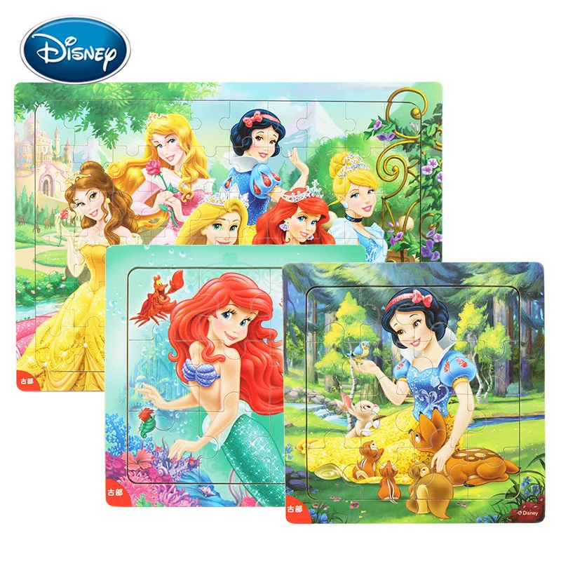 Disney пазл 9 шт. + 16 30 Комбинированная деревянная рамка ледяное романтика Микки Маус