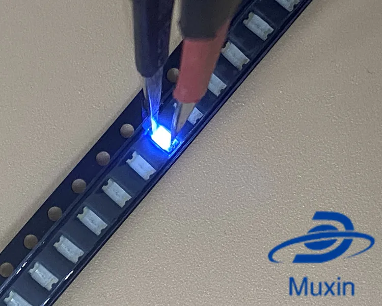 100 шт. 1206 фиолетовая/ультрафиолетовая smd супер яркая лампа светоизлучающие диоды