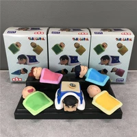crayon shin chan sleep team in the nohara family model figurine figures tabletop decoration ornaments cute toys children gifts