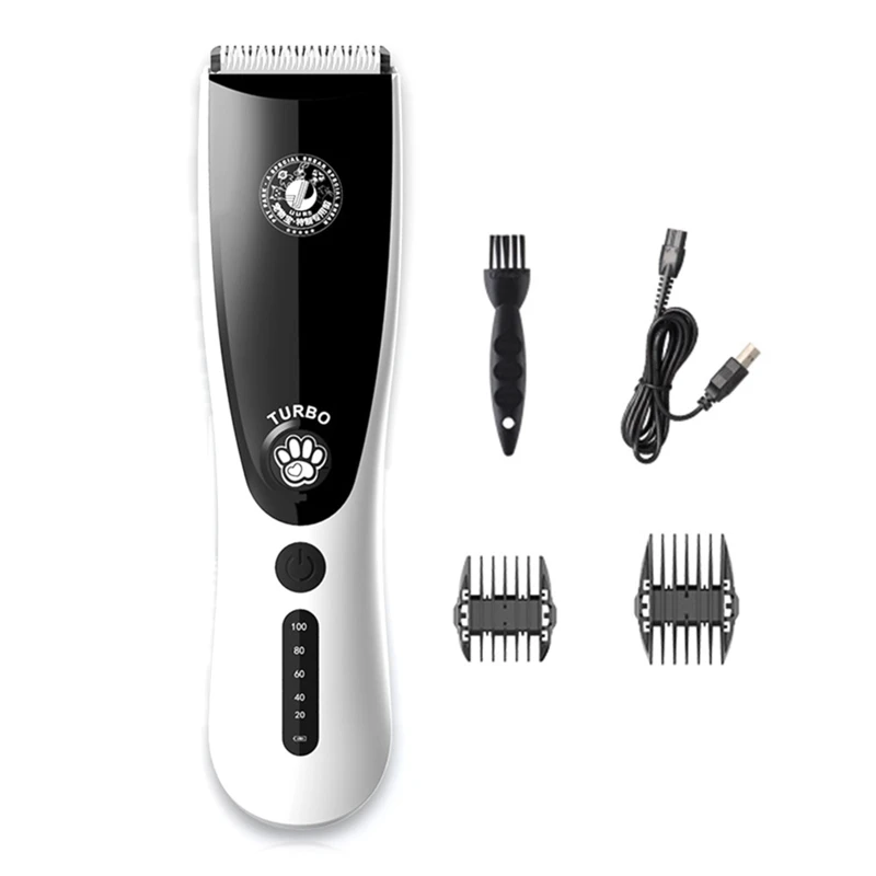 

Professional Electric Animal Pet Dog Cat Hair Trimmer Shaver Razor Cordless Grooming Rechargeable Clipper Kit