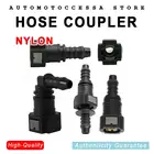 Новая Автомобильная резиновая Соединительная муфта для топливного шланга 7,899,8911,8, нейлоновая Автомобильная масляная линия, соединительная муфта для шланга, БЫСТРОРАЗЪЕМНАЯ деталь