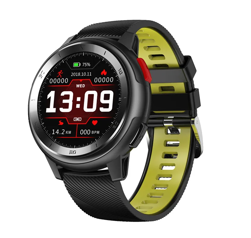 Зеленый GIAUSA DT68 Смарт-часы для мужчин ЭКГ монитор сердечного ритма кровяное давление SPO2 пульс измерения для мужчин t спортивный фитнес-трекер IP68 водонепроницаемый - Цвет: Зеленый
