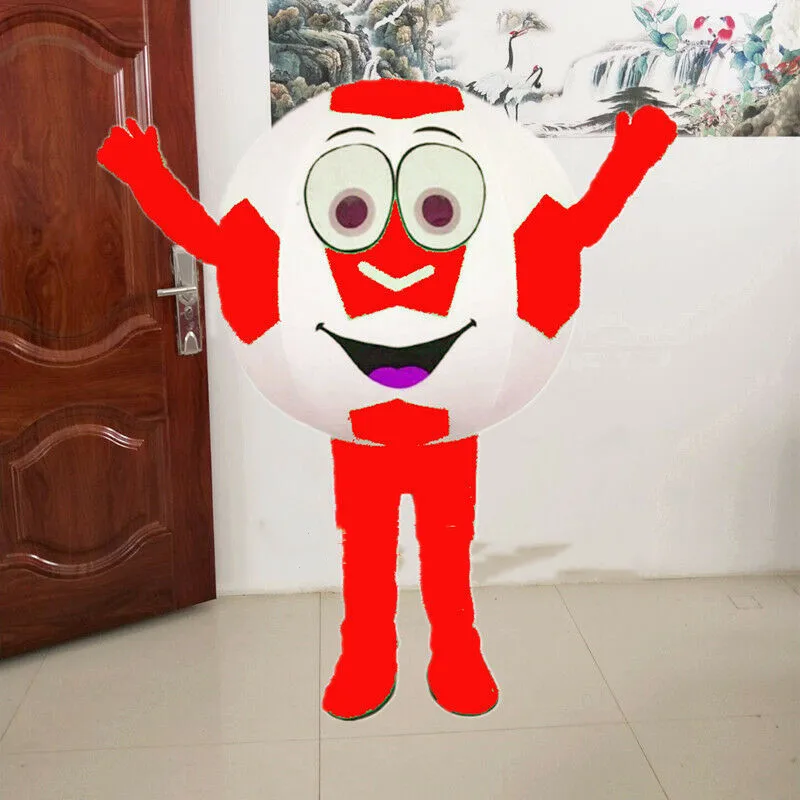 Реклама Футбол талисман костюм Косплей Вечеринка платье наряд для