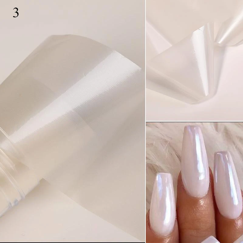 

1 Roll Nail Foil Sticker Nail Foils Manicure Nail DIY Nail Decoration Nail Transfer Stickers Holographic Fashion Accessories