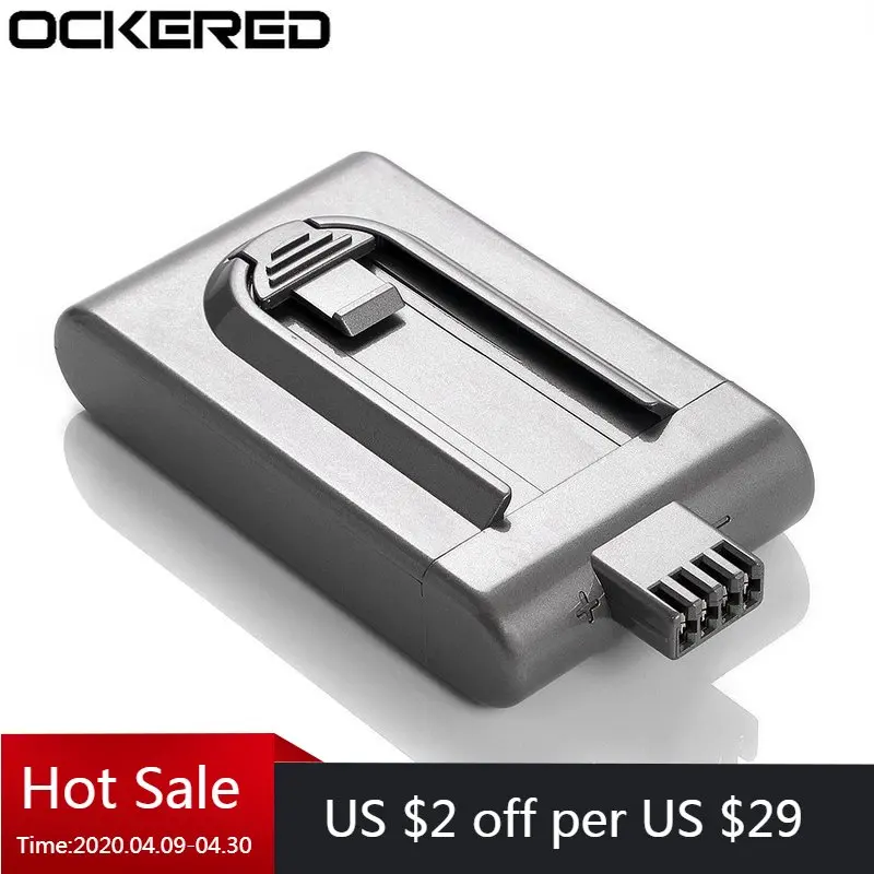 Сменный аккумулятор для пылесоса Dyson литий ионный 21 6 в 2000 мАч 22 2 пылесосов DC16 Animal