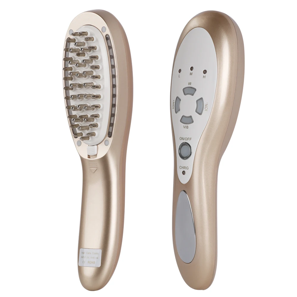 Перезаряжаемый светодиодный фотоновый гребень для роста волос 4 в 1