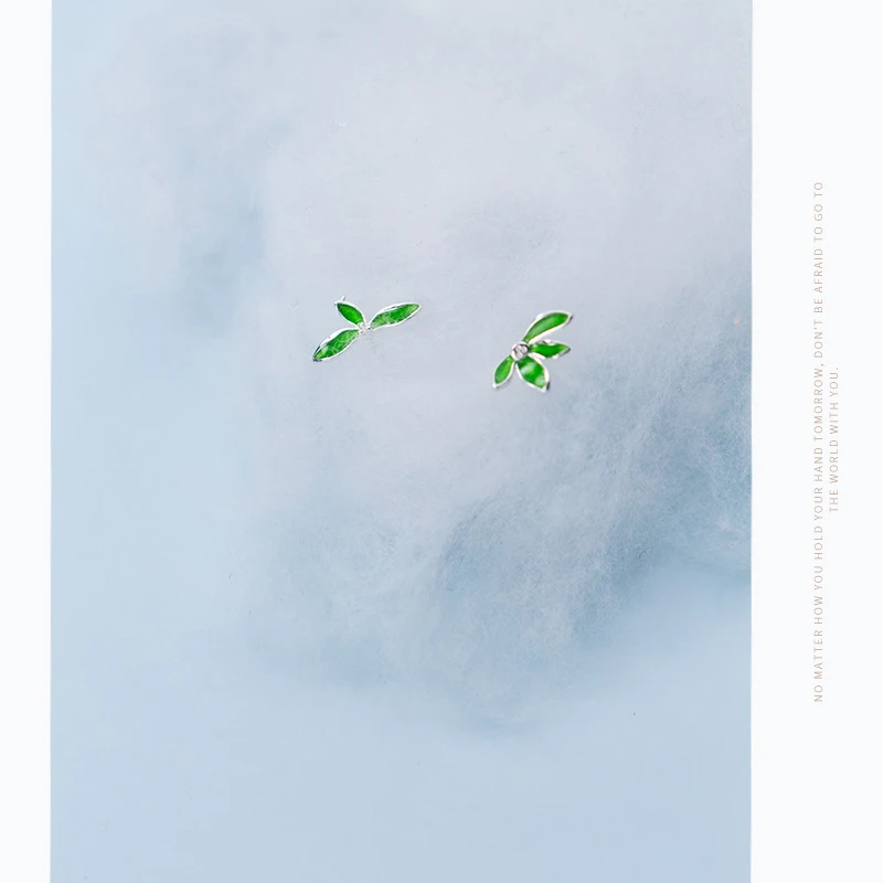 Colusiwei Аутентичные серьги гвоздики из стерлингового серебра 925 пробы с эмалью и