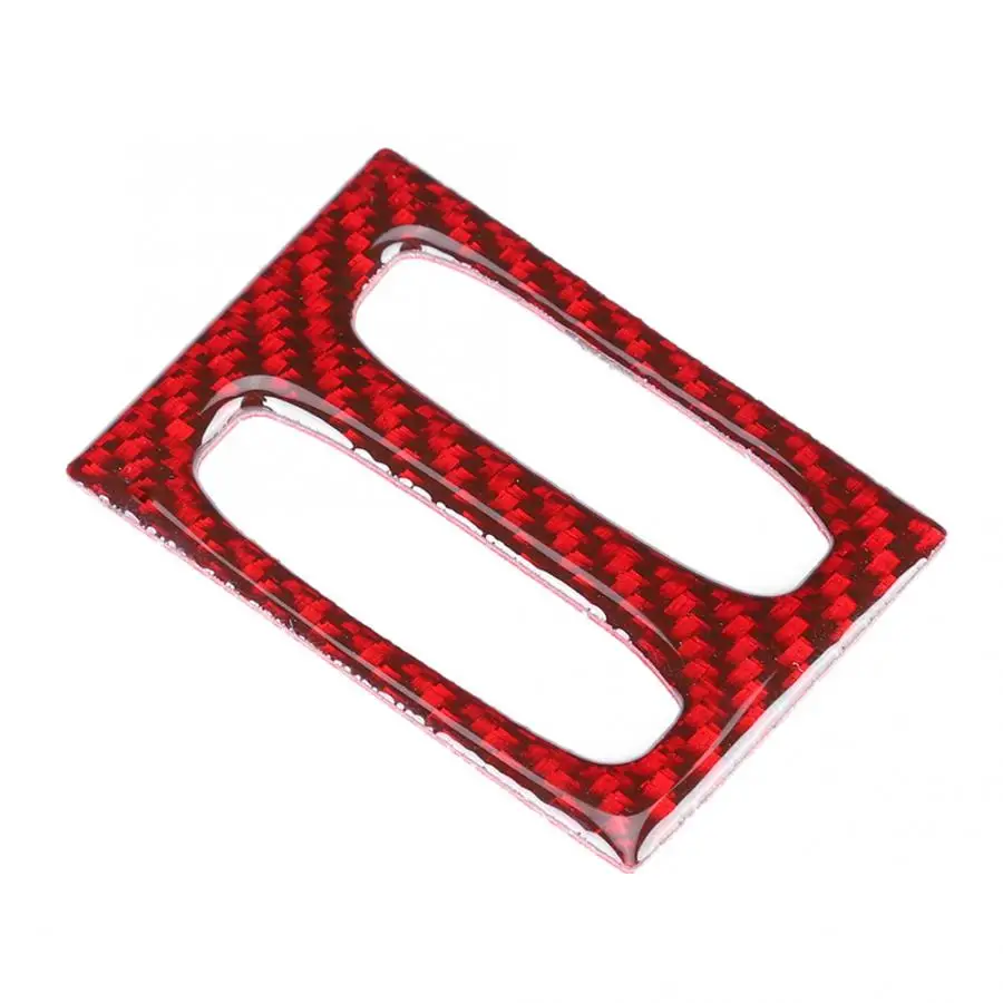 Наклейка на решетку вентиляции центральной консоли из углеродного волокна