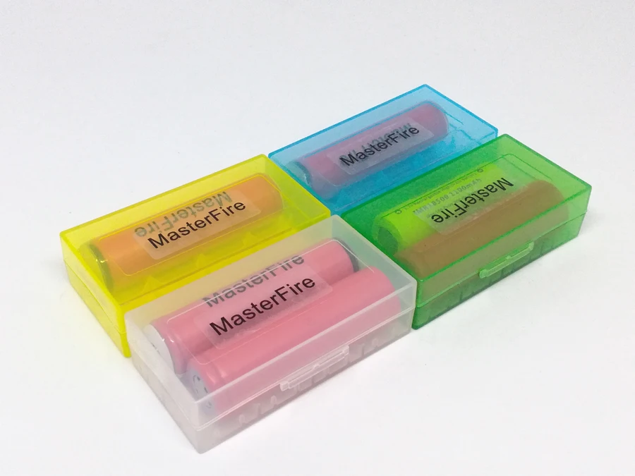 Цветной пластиковый контейнер для батарей MasterFire 400 шт./лот хранения 18650 CR123A 16340