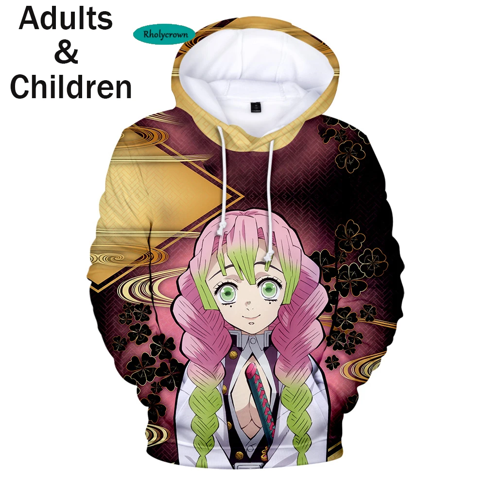 

Fashion Creative Kimetsu no Yaiba 3D Hoodies Men Women Kids cool Autumn Winter Sweatshirts Hot Anime Pullovers Demon Slayer Tops