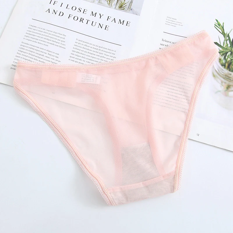 

Women's Sexy Lace Underwear Panties Delicate Soft Comfortable Seamless Panties Mesh Lace-up Bow Knot Low-rise Panties Briefs