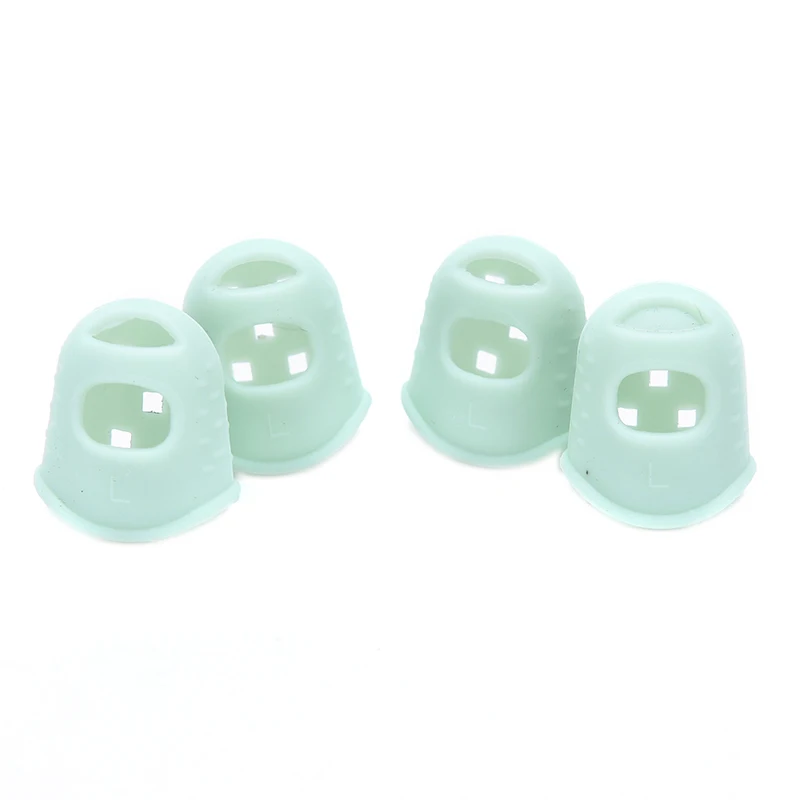 

4Pcs/Set Silicone Finger Guards Guitar Fingertip Protectors For Ukulele Guitar