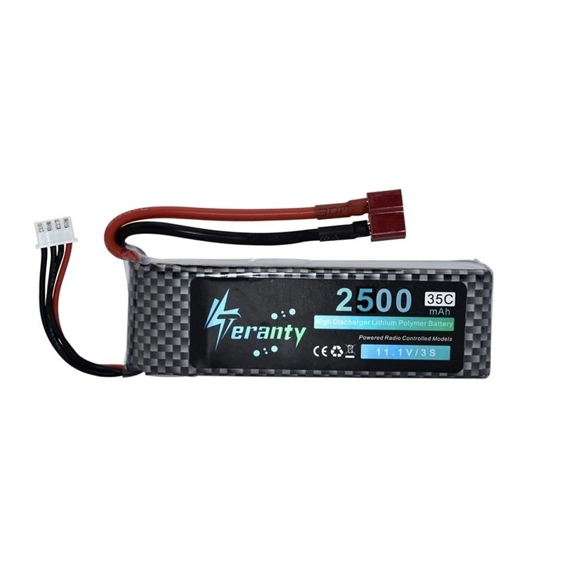Teranty Power 11 1 В 2500 мАч 35c MAX 60C батарея для RC роботов автомобилей лодки дроны части