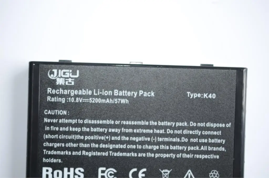 JIGU K50in 6 Cell Батарея пакет для Asus K40/F82/A32/F52/K50/K60 L0690L6 A32-F82 K40in K40af K50ij