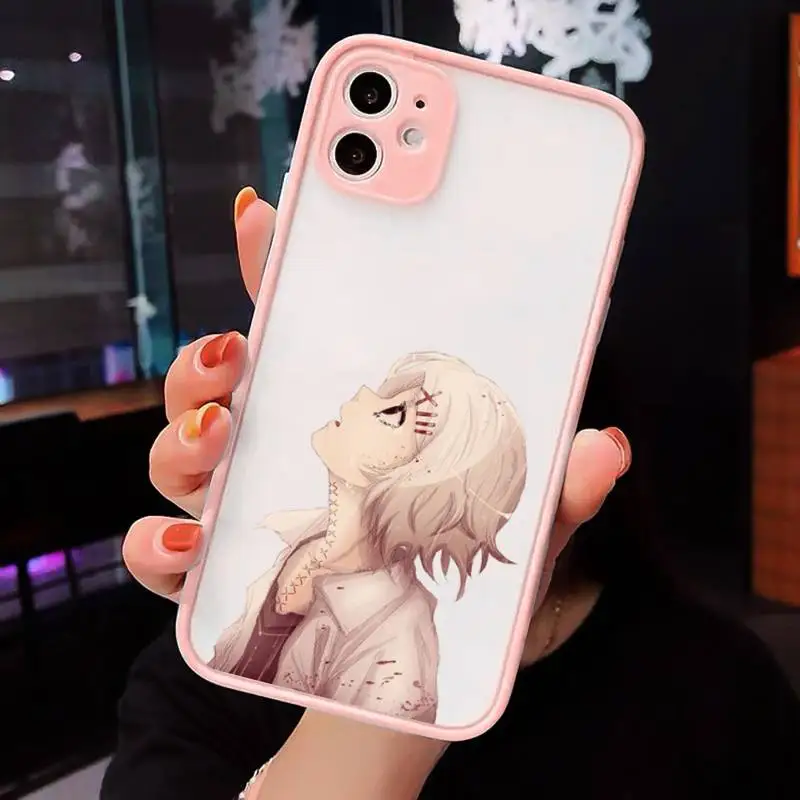 

JUUZOU SUZUYA Tokyo Ghouls anime Phone Cases matte transparent For iphone 7 8 11 12 plus mini x xs xr pro max cover
