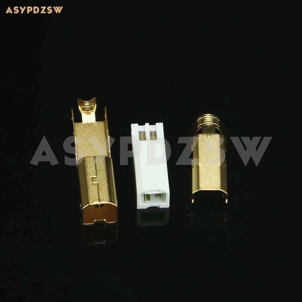 HIFI DIY позолоченный 3U штекер Type-B USB разъем для передачи данных/зарядного кабеля |