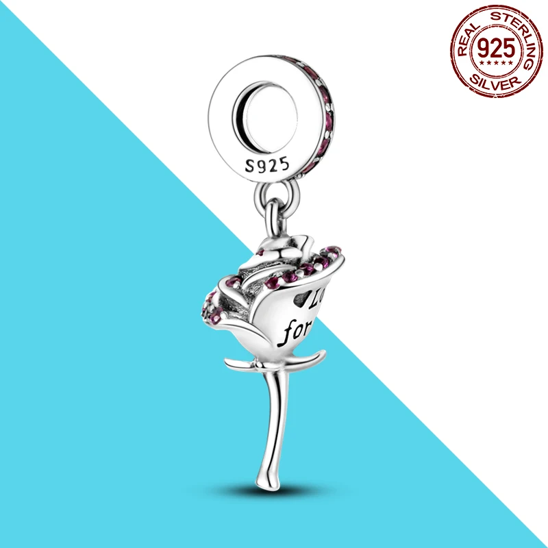 

Подвеска-Шарм «Роза» из серебра 925 пробы