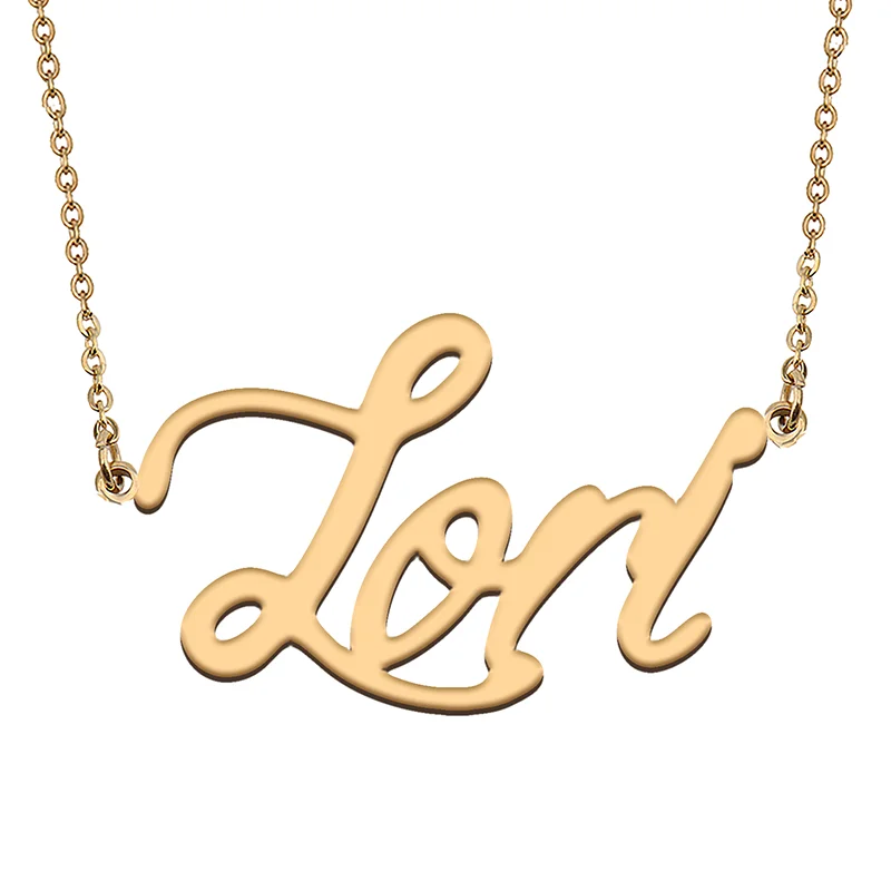 Lori Custom Name Necklace Customized Pendant Choker Personalized Jewelry Gift for Women Girls Friend Christmas Present