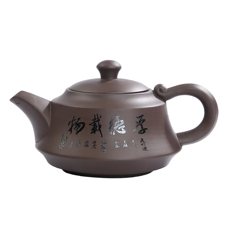 Китайский чайный набор кунг фу чайные горшки из фиолетовой глины керамические