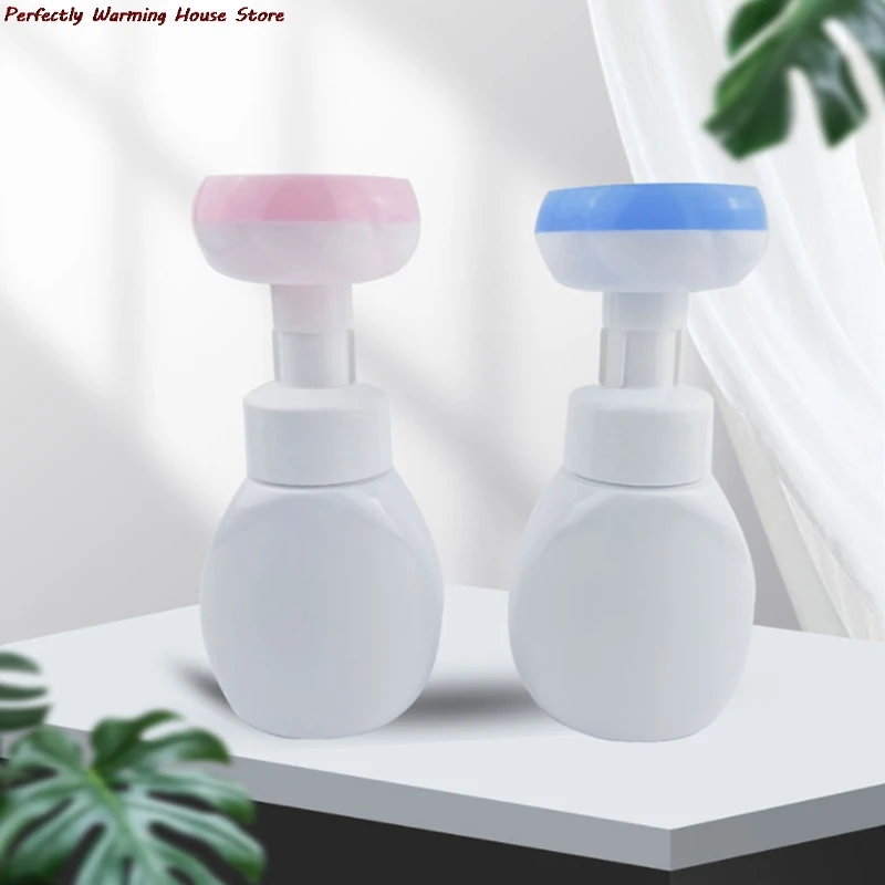 

Plastic Pressing Flower Foam Bottle Refillable Bathroom Handmade Soap Shampoo Empty Bottle Sub-bottle Mini Hand Sanitizer Bottle